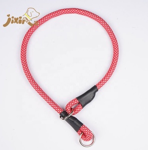 Aangepaste Gevlochten Sterke Zware Gevulde Gekleurde Ronde <span class=keywords><strong>Nylon</strong></span> Touw <span class=keywords><strong>Slip</strong></span> Choke Hond Halsband - Product Image 5