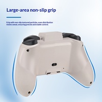 Control Inalámbrico para Juegos Q105 de Nueva Generación con Iluminación RGB, Control de Movimiento, Botón Turbo y Batería Recargable