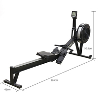 Máquina de Remo Profesional para Gimnasio, Equipo de Fitness Cardiovascular para Uso Comercial en Interiores