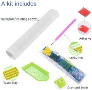 2024 meilleur vendeur arts et artisanat petite fille d'ange avec cadeau exquis décoration de la maison facile à faire kit de peinture au diamant bricolage - Product Image 3