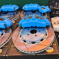 Kit de mise à niveau de freinage Brembo pour Honda CR-V : 4 étriers, disques rainurés en carbone haute performance, kit de montage complet, EPB inclus