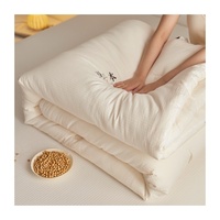 Ensemble de couette LIIESEN classique toutes saisons, hypoallergénique, sans danger pour les enfants, matériau de sécurité de qualité A, 79% polyester + 21% soja