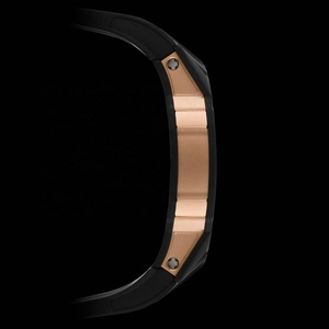 Nouvelle montre mécanique de sport pour homme, boîtier en fibre de carbone premium, mouvement squelette, aiguilles lumineuses, bracelet en caoutchouc, étanche - Product Image 5
