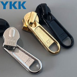 Chất lượng cao, sẵn sàng giao hàng, 9 màu, khóa kéo YKK chính hãng, chọn loại dài loại 5 #   Dây kéo kim loại YKK - Product Image 1