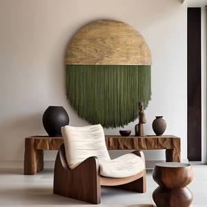 2025 décoration <span class=keywords><strong>murale</strong></span> insonorisante Boho mur macramé grande corde en bois Art panneau <span class=keywords><strong>acoustique</strong></span> fait à la main <span class=keywords><strong>acoustique</strong></span> décoratif - Product Image 1