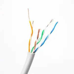 24AWG Cat5e ethernet lan kablosu UTP/FTP/STP/SFTP fiber optik kablo ağ