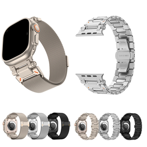 <span class=keywords><strong>Bracelet</strong></span> de luxe Explorer en acier inoxydable pour <span class=keywords><strong>Apple</strong></span> <span class=keywords><strong>Watch</strong></span> Ultra 3 49 mm - Product Image 1