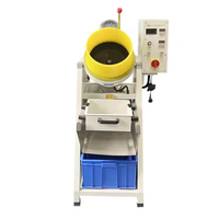 Machine de polissage centrifuge à seau unique 18L pour le polissage à sec et humide des bijoux, idéale pour la finition des chaînes et bracelets en argent