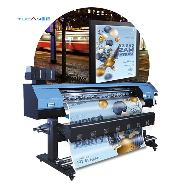 1.8m 1.9m 3.2m Large Format I3200 XP600 Printhead Eco Solvent Printing Machine Vinyl Plotter Eco Solvent Textile Digital Printer