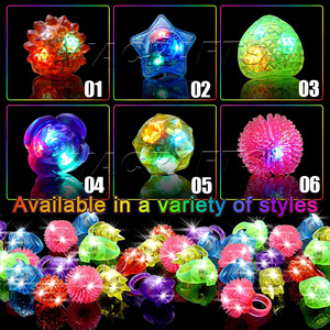 Anelli Luminosi LED a Prezzo di Fabbrica, Anelli Fluorescenti per Feste, Gioielli Unisex Lampeggianti per <span class=keywords><strong>Natale</strong></span> - Product Image 6