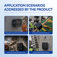 Sensor Alarm Getaran LSJ D01 Sistem Alarm Sensor Getaran Perangkat Alarm Deteksi Getaran Sensitivitas Tinggi untuk Tim Penyelamat