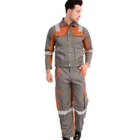 Uniforme de combinaison en coton de haute qualité pour les travailleurs de la construction Couleurs personnalisables Combinaison de travail protectrice avec caractéristiques de sécurité