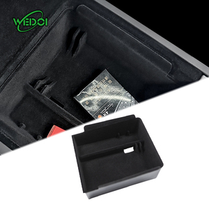 Boîte de rangement pour accoudoir central de décoration de troupeau portable automatique pour <span class=keywords><strong>tesla</strong></span> modèle <span class=keywords><strong>3</strong></span> highland Control gadgets de voiture accessoires intérieurs - Product Image 2