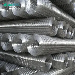 Galvanised And Non-galvanized 25 Gauge Welded Wire Mesh 1/2 X 1/2 Welded Wire Mesh Fabric Sizes And Weights