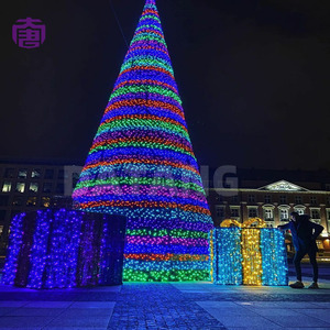 Custom Outdoor Christmas Tree <b>Lights</b> Commercial Grade RGB Tree for Plaza Festival Display - Product Image 3