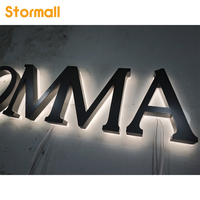Enseigne lumineuse LED 3D personnalisée avec logo d'entreprise, publicité extérieure/intérieure, indice de protection IP67, certifiée CE pour les commerces