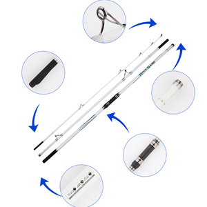 En gros 4.2m 3 sections surf casting carbone <span class=keywords><strong>canne</strong></span> à pêche <span class=keywords><strong>canne</strong></span> surfcasting - Product Image 1
