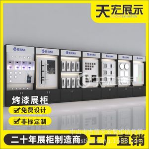 ตู้โชว์ Tianhong พร้อมไฟ LED ตู้โชว์สีเคลือบ MDF แบบตั้งพื้น ไฟ LED ติดตั้งในตัว โรงงานผลิตโดยตรง - Product Image 5