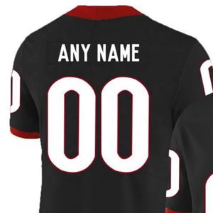 Maillot personnalisé de Football de collège noir de géorgie de qualité supérieure cousu - Product Image 1