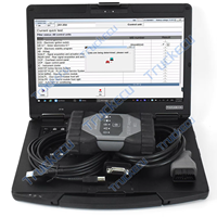 Ordinateur portable CF54 pour camion Mercedes, outil de diagnostic automobile VCI C6 Wifi Doip Multiplexeur Sd Connect Xentry Das DTS Monaco Vediamo HHT Tool