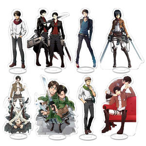 Shingeki No Kyojin Stand Modèle Poupée <span class=keywords><strong>Eren</strong></span> Jager <span class=keywords><strong>Mikasa</strong></span> Levi Ackerman <span class=keywords><strong>Armin</strong></span> Décor De Bureau Shingeki No Kyojin PVC Figure - Product Image 1