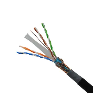 新机器生产6类优质铜缆局域网互联网Rj45类6类贴片网络电缆UTP 6类305m盒以太网电缆