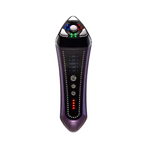 2024 Home Use Beauty Equipment Vibration Lifting Face Machine Led Colorful Light Anti-wrinkle Rf Ems Beauty Device