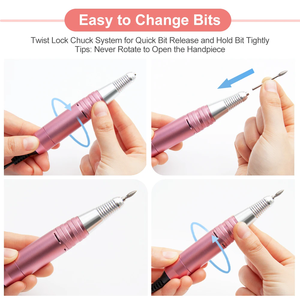 30000RPM Professional <b>Nail</b> Drill Machine Electric <b>Nail</b> File for Acrylic Gel Polish Removal <b>Nail</b> File Kit for Home and Salon - Product Image 6
