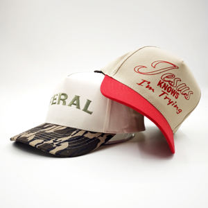 Casquette personnalisée avec logo privé, 5 panneaux, bicolore, vente en gros, broderie personnalisée, casquettes de baseball - Product Image 3