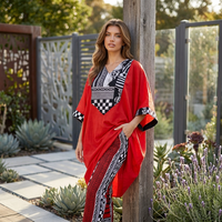 Robes d'été africaines pour femmes, longue robe maxi, abaya musulmane, mode Dashiki, col en V, patchwork, polyester, vêtements africains