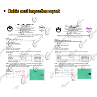 Sello de Seguridad YC-S013 de Alambre de Acero y Aleación de Aluminio Resistente a la Corrosión, Longitud Personalizable, Alta Tensión, a Prueba de Manipulaciones, para Efectivo Bancario