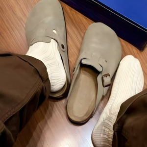 Pantuflas de Cuero de Alta Calidad Hechas a Medida, Venta Directa de Fábrica, Marca de Diseñador de Lujo, Tipo <span class=keywords><strong>Birkenstock</strong></span> - Product Image 6