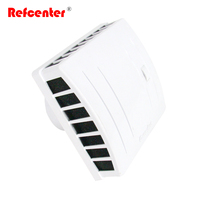 Grille de ventilation en plastique pour conduit d'air, grille de ventilation murale carrée, sortie d'air pour sèche-linge, extracteur d'air extérieur