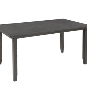 Ensemble de salle à manger en bois rustique, table extensible avec banc et chaises, design traditionnel pour cuisine ou salon, ensemble de 6 en gris - Product Image 4