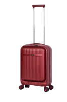 Valise à main 20 pouces en ABS + PC, valise d'embarquement avec poche avant ouverte, bagage à roulettes, vente en gros
