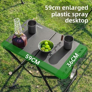 Youshanran açık taktik taşınabilir katlanır masa hızlı açık hafif alüminyum çelik çok fonksiyonlu çoklu kullanımlar - Product Image 2