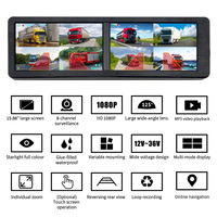 Nouveau 15.88 pouces 8 angle mort BSD objectif unique camion conduite enregistreur Starlight Vision nocturne inversion vidéo vue latérale électrique