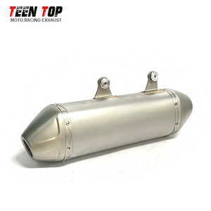 Échappement Slip-On TEENTOP Factory 4 temps pour <span class=keywords><strong>KTM</strong></span> 250/<span class=keywords><strong>350</strong></span>/450/500 EXC-F/FE350/FE501 en acier inoxydable sans DB Killer 50,5 mm - Product Image 5