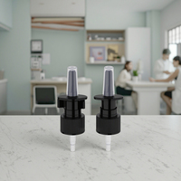 Flacon pulvérisateur nasal vide en ambre de 15 ml pour solution saline, avec bouchons et fermetures pour flacons de 10 ml et 30 ml