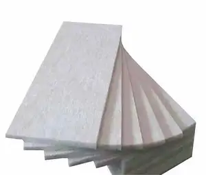 Fireproof And Soundproof Glass Fiber Wool Insulation White Formaldehyde-Free Glass Wool Insulation Board