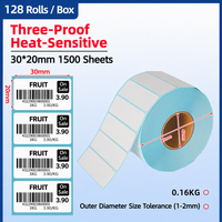 Étiquettes thermiques 4x6 pour codes-barres, emballage 100x150mm, étiquettes thermiques adhésives 4x6, rouleau de 500 pièces