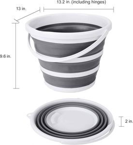 Conveniently Organize with <b>Foldable</b> Circle PP Plastic Storage <b>Basket</b> with Handle and Mini Design for Laundry Storage - Product Image 4