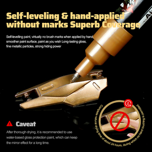 New Arrival Tùy Chỉnh Bạc Kim Loại Vĩnh Viễn Thiết Lập Đánh Dấu Xếp Chồng Lên Nhau Màu DIY Đánh Dấu Nước Dựa Sơn Đánh Dấu - Product Image 5