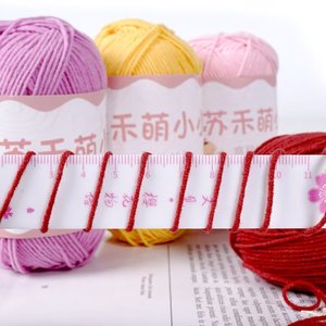 Hilo de Chenilla de 4 Capas Teñido con Filamento, Alta Resistencia, 60% Algodón, 40% Acrílico, para Bolsas, Ropa de Muñecas, Tejido a Mano, Venta al Por Mayor de Fábrica - Product Image 2