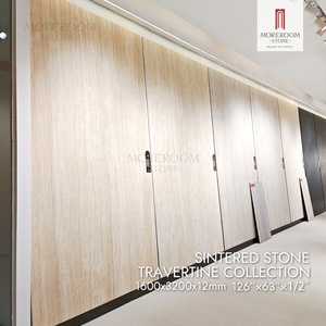 Dalles de porcelaine grand format extra large <span class=keywords><strong>en</strong></span> pierre frittée 1200x1200 à 1600x3200 mm pour sols, murs et façades, imitation marbre artificiel - Product Image 4
