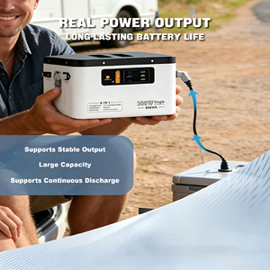 Station d'alimentation portable <span class=keywords><strong>pour</strong></span> <span class=keywords><strong>camping</strong></span>-<span class=keywords><strong>car</strong></span> RV 300W avec charge <span class=keywords><strong>solaire</strong></span> MPPT et stockage d'énergie de grande capacité - Product Image 6