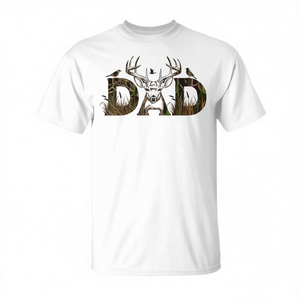 Camiseta de Camuflaje para Caza de Ciervos, Ropa de Exterior para Hombre, Blanca, Talla Grande - Product Image 2