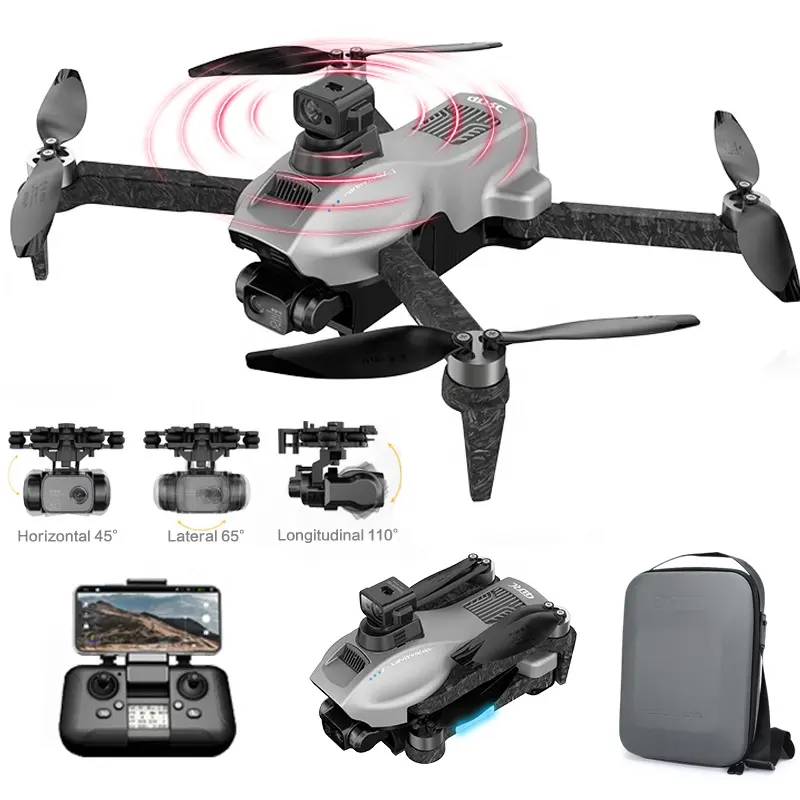 4DRC F13 RC Drone 8K Profesional GPS 5km FPV Drones Camera HD EIS 3-axis Anti-Shake Gimbal Obstacle Avoidance Helicopter Dron