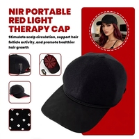 Gorro de Terapia de Luz Roja de 850nm con 148 LED y Fuente de Alimentación de 75w para Alivio del Dolor de Cabeza