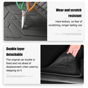 Tapis de voiture 5D en TPE certifiés RoHS, antidérapants, imperméables, disponibles en stock, pour <span class=keywords><strong>CLIO</strong></span> <span class=keywords><strong>5</strong></span> - Product Image 4